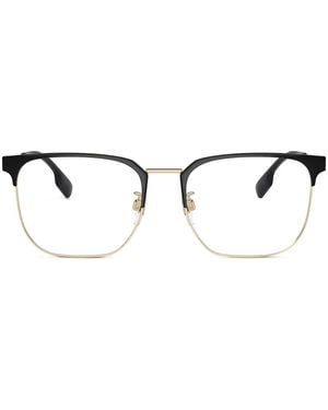 Burberry Brille Mit Eckigem Gestell - Mettallic