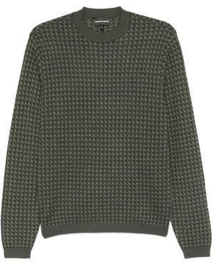 Emporio Armani Wool Crewnekc Jumper - Green