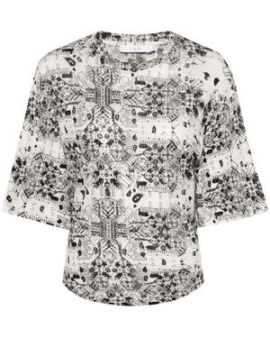 IRO T-Shirt Walia Con Stampa - Bianco