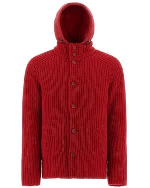 Herno Sorano Bomberjacke Aus Wolle - Rot