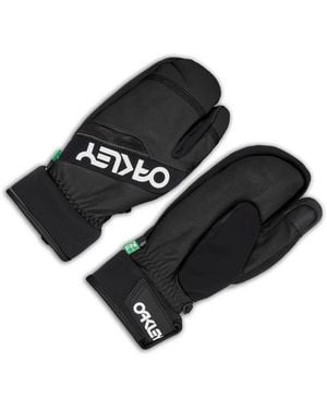 Oakley Factory Winter Logo-Print Gloves - Black