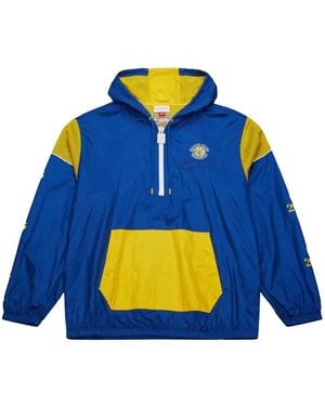 Mitchell & Ness Golden State Warriors Royal Team Og 3.0 Half-Zip Fastening - Blue