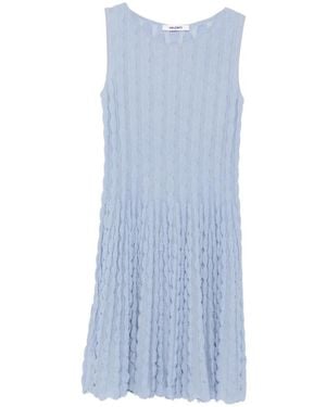 Antonino Valenti Textured Sleeveless Mini Dress - Blue