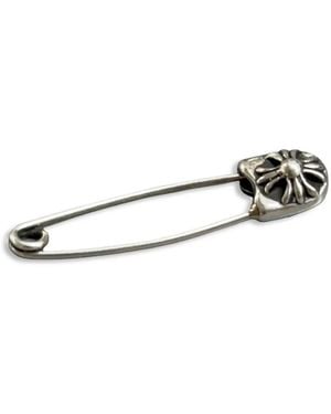 Chrome Hearts Gegraveerde Veiligheidsspeld - Wit