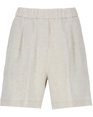 Panicale Pantalones Cortos Elásticos - Blanco