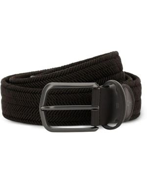 BOGGI Herringbone Belt - Black