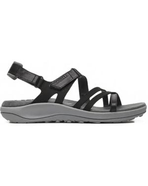 Merrell Harbor Strappy Touch-Strap Sandals - White