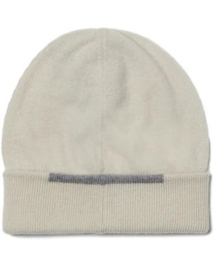 Peserico Ribbed Beanie - Natural