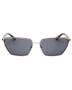 GUESS EYEWEAR Rectangle-Frame Sunglasses - White