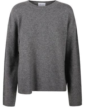 Be You Crew-Neck Knitted Jumper - Grey