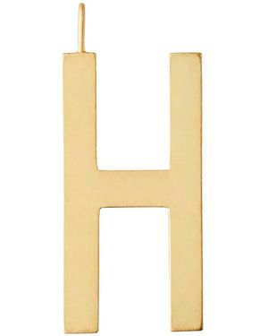 Design Letters Lettering Pendant - White