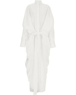 Ferragamo Long-Sleeved Jumpsuit - White