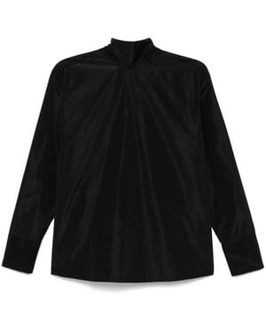 Fabiana Filippi Taffeta Blouse - Black