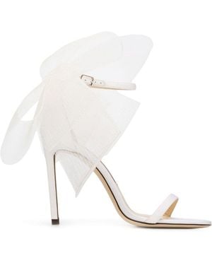 Jimmy Choo Aveline 100 Latte/latte 37 - ホワイト