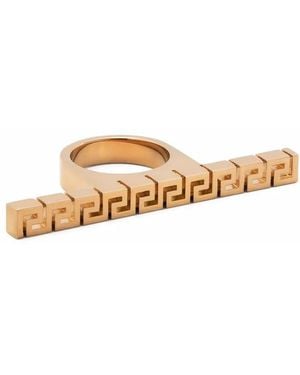 Versace Greca Ring - Weiß