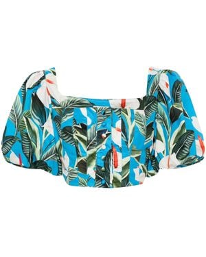 FARM Rio Anthurium Garden Top - Blue