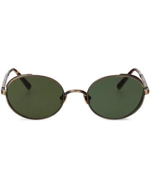 Matsuda Gafas de sol con montura oval - Verde
