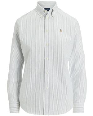Polo Ralph Lauren Striped Button-Down Shirt - White