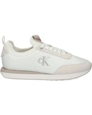 Calvin Klein Retro Runner Trainers - White