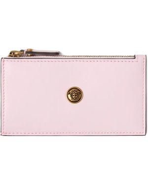 Versace Emblème Kartenetui Mit Reißverschluss - Pink