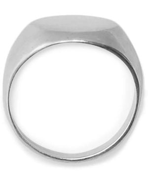 Jil Sander Bague Classic Chevalier - Métallisé