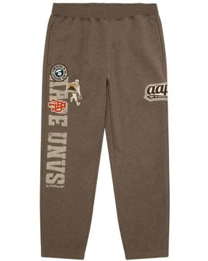 Aape By A Bathing Ape Graphic-Patch Track Pants - Green