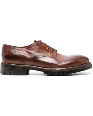 Eleventy Leather Derby Shoes - Brown