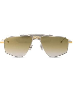 T Henri Eyewear Geometric-Frame Sunglasses - Natural