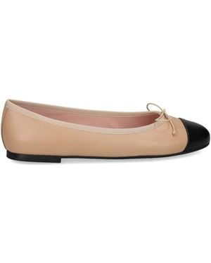 Pretty Ballerinas Nicole Ballerina Shoes - Brown