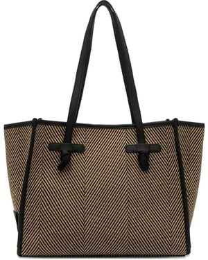 Gianni Chiarini Marcella Herringbone-pattern Tote Bag - ブラウン
