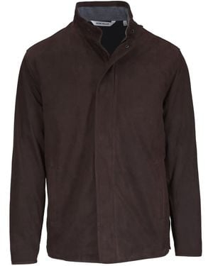 Peter Millar Norwalk Suede Jacket - Brown