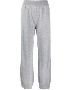 Barrie Tapered-Leg Cashmere Trousers - Grey