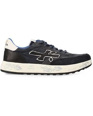 Premiata Nous Panelled Sneakers - White