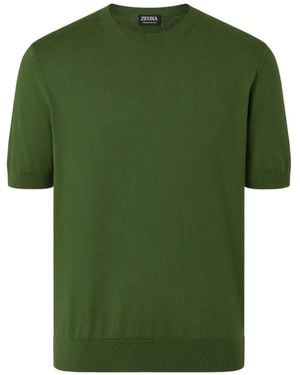 ZEGNA Short-Sleeves T-Shirt - Green
