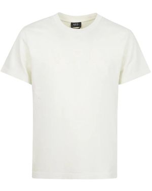 A.P.C. Embossed T-Shirt - White