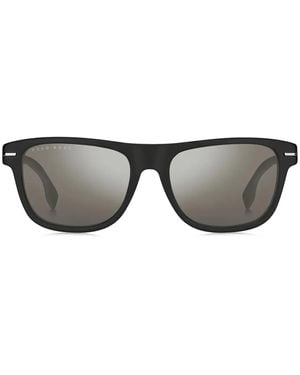 BOSS Gafas de sol con montura cuadrada - Gris