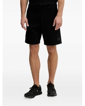 EA7 Short À Logo Imprimé - Noir