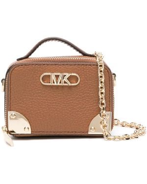 MICHAEL Michael Kors Micro Estelle Cross Body Bag - Brown