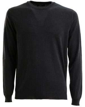 Zanone ラウンドネック セーター - ブラック