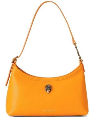 Kurt Geiger Eagle-Head Logo-Plaque Shoulder Bag - Orange