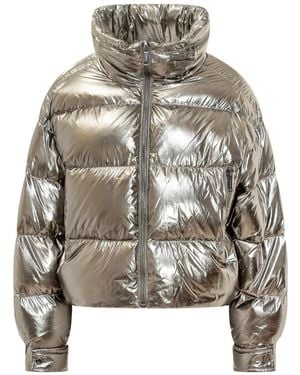 MICHAEL Michael Kors Doudoune À Effet Métallisé - Gris