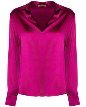 Purotatto Long-Sleeve Blouse - Pink