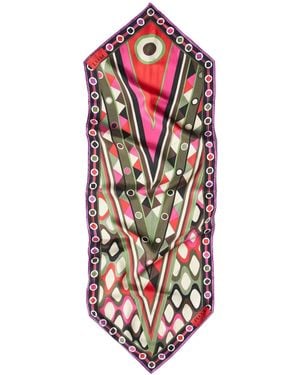 Emilio Pucci Vivara シルク スカーフ - ホワイト