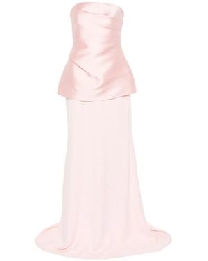Solace London Alia Strapless Maxi Dress - Pink