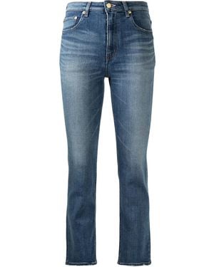 Tu Es Mon Tresor The Rose Quartz Cropped Jeans - Blue