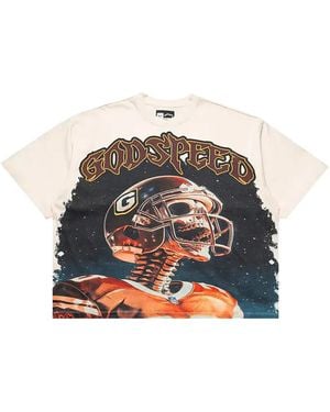 Godspeed Camiseta Morale Con Motivo Gráfico - Blanco