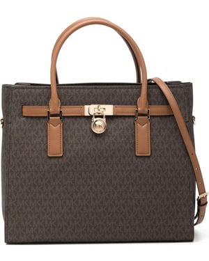 Michael Kors Hamilton Moderne ハンドバッグ L - ブラウン