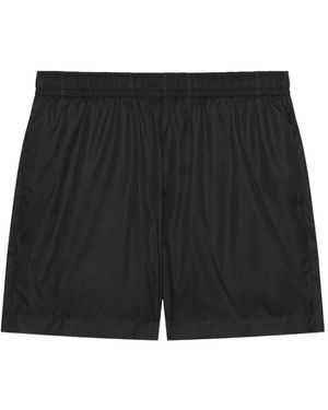 Givenchy Swim Shorts With Patch - Black