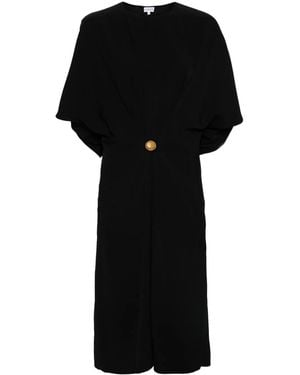 Loewe Pebble Midi Dress - Black