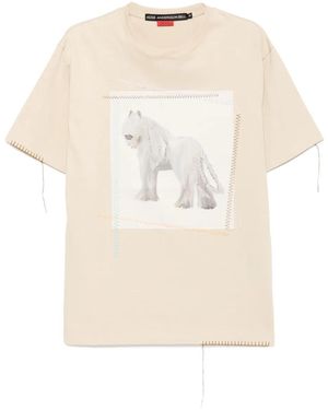 ANDERSSON BELL T-Shirt Im Patchwork-Look - Natur